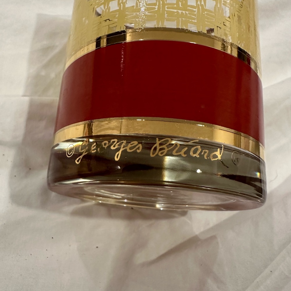 Georges Briard Double Old Fashioned Glasses Set Of 2 - Picture 3 of 5